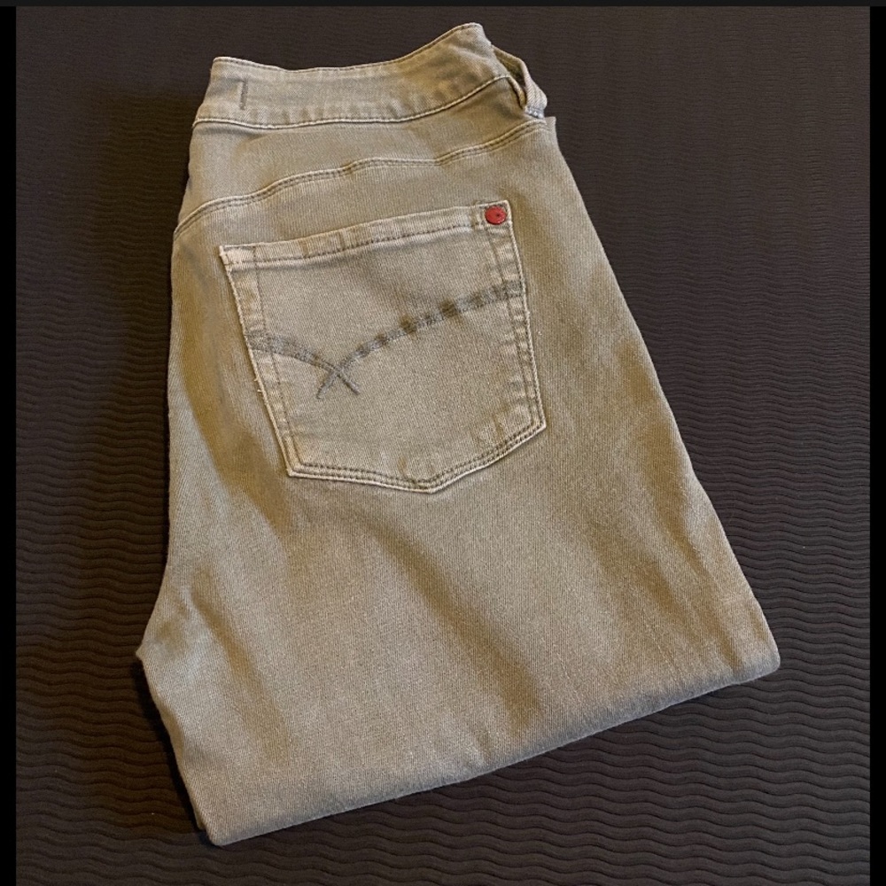 PAC SUN - army green skinny jeans